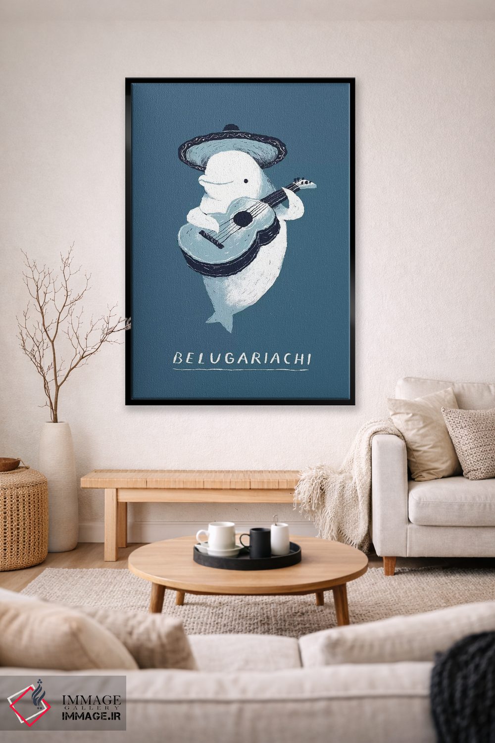 تابلو دکوراتیو بلوگا اثر لوئیس روسکوش - D1B