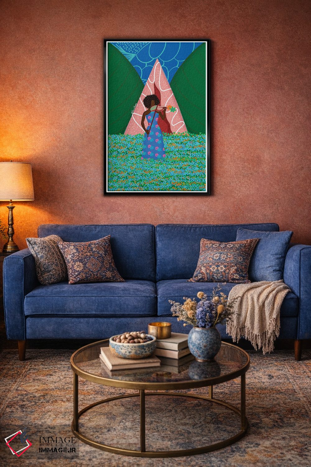 تابلو دکوراتیو ویولونیست اثر لرین تیوری - D4B