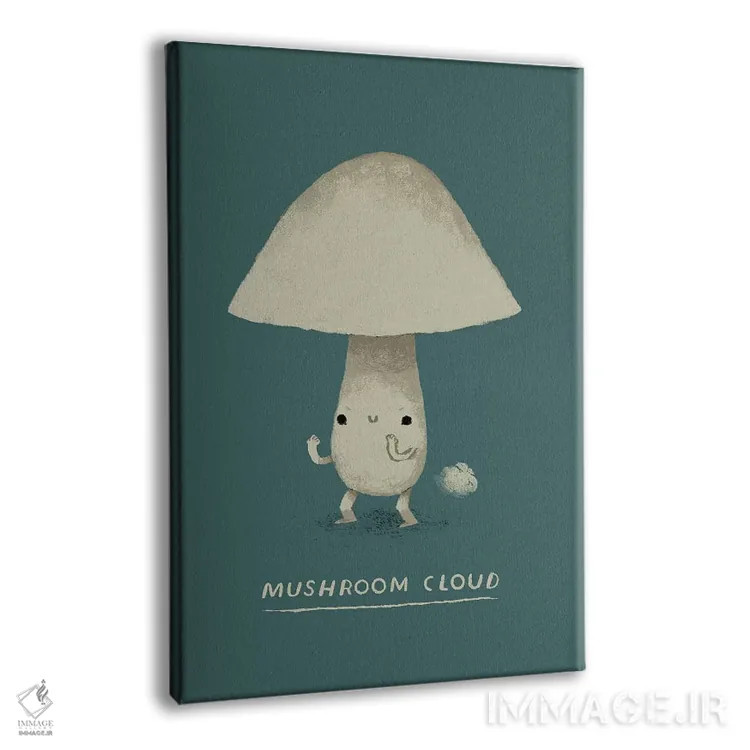 تابلو دکوراتیو ابر قارچی اثر لوئیس روسکوش - نمای پرسپکتیو محصول