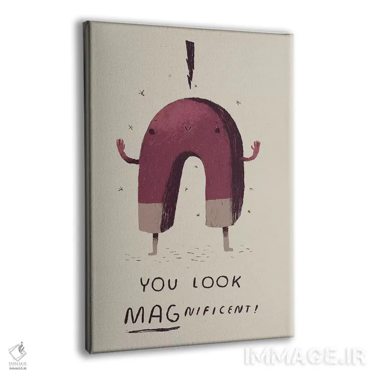 تابلو دکوراتیو مغناطیس وار شگفت انگیز اثر لوئیس روسکوش - نمای پرسپکتیو محصول