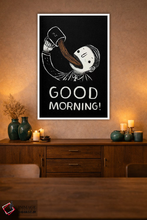تابلو دکوراتیو صبح بخیر اثر لوئیس روسکوش - D1W