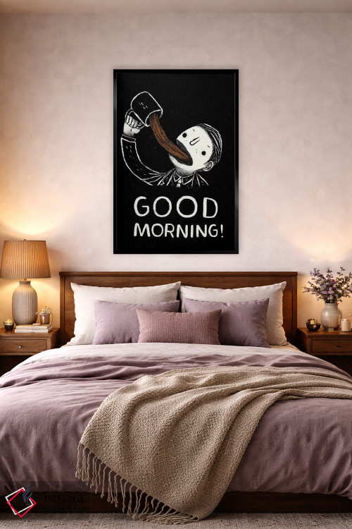 تابلو دکوراتیو صبح بخیر اثر لوئیس روسکوش - D4B