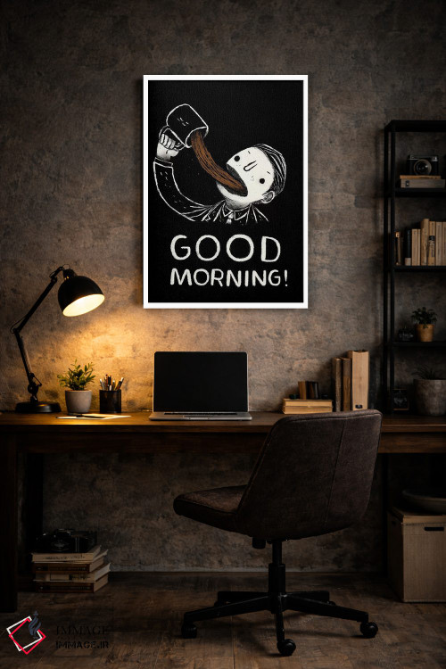 تابلو دکوراتیو صبح بخیر اثر لوئیس روسکوش - D5W