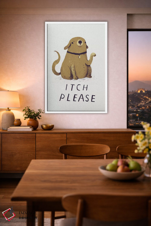 تابلو دکوراتیو لطفا خارشم بده اثر لوئیس روسکوش - D2W