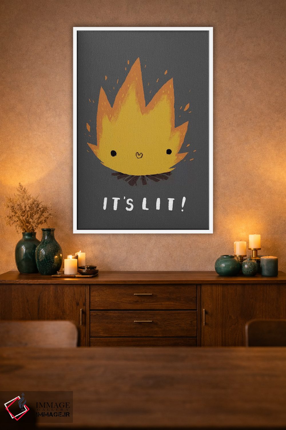 تابلو دکوراتیو همه چیز عالیه اثر لوئیس روسکوش - D1W