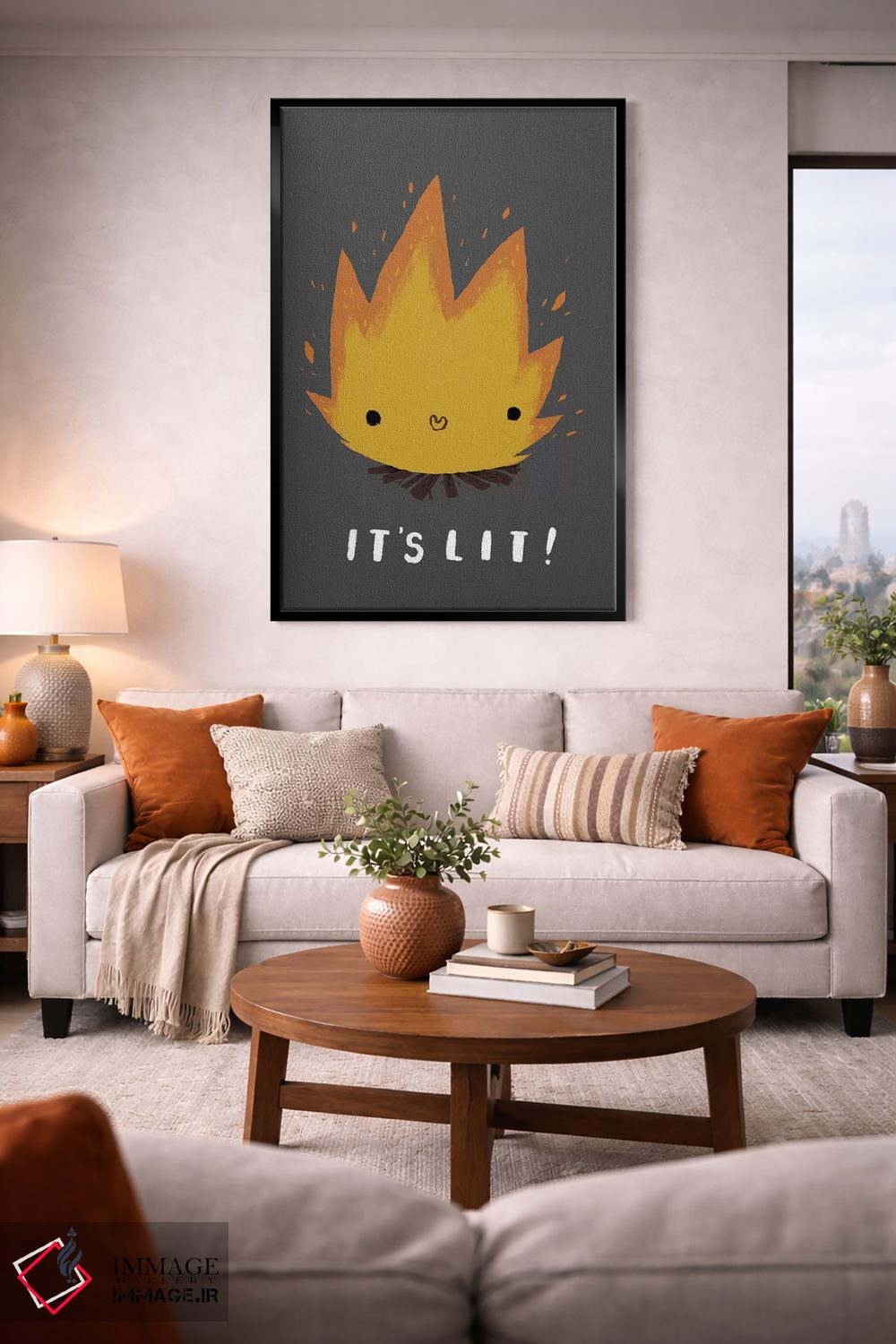 تابلو دکوراتیو همه چیز عالیه اثر لوئیس روسکوش - D2B