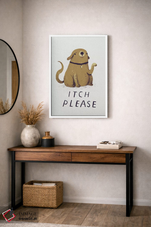 تابلو دکوراتیو لطفا خارشم بده اثر لوئیس روسکوش - D3W