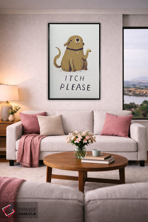 تابلو دکوراتیو لطفا خارشم بده اثر لوئیس روسکوش - D4B