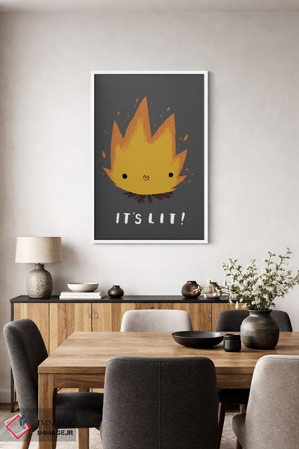 تابلو دکوراتیو همه چیز عالیه اثر لوئیس روسکوش - D3W