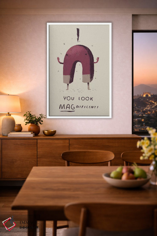 تابلو دکوراتیو مغناطیس وار شگفت انگیز اثر لوئیس روسکوش - D1W