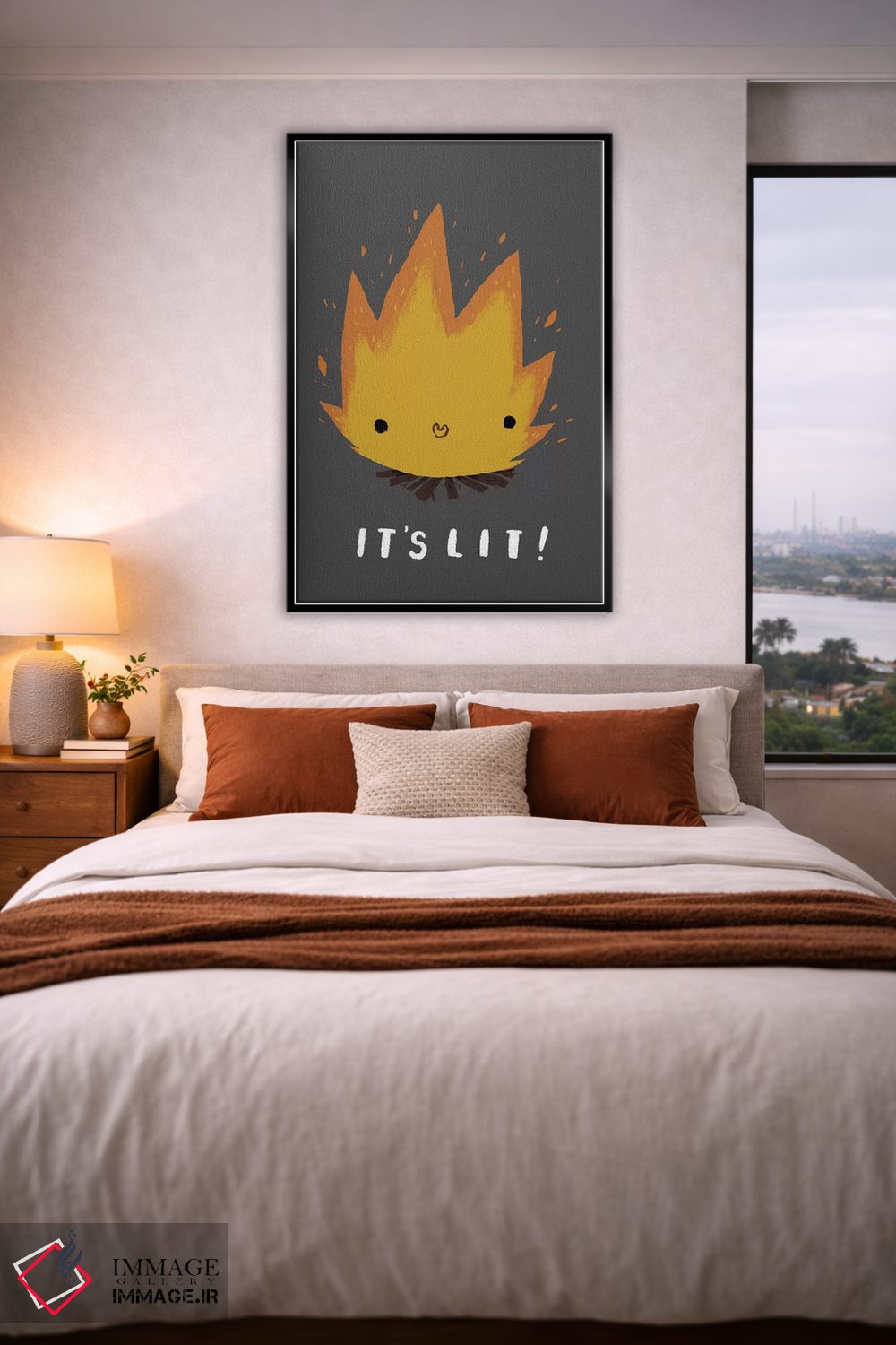 تابلو دکوراتیو همه چیز عالیه اثر لوئیس روسکوش - D5B