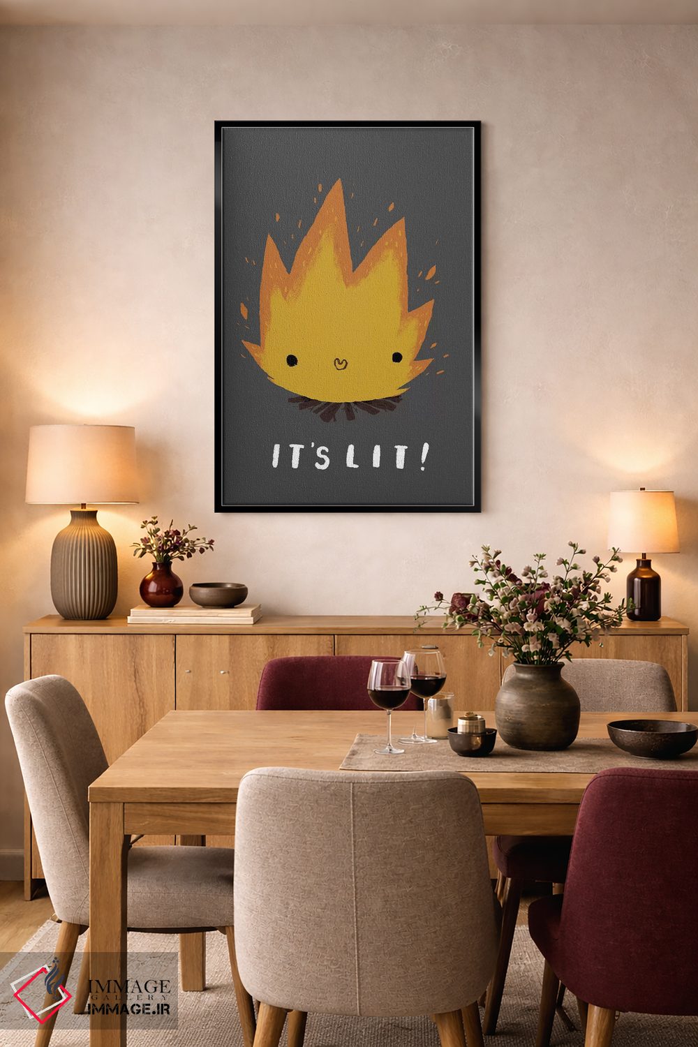 تابلو دکوراتیو همه چیز عالیه اثر لوئیس روسکوش - D4B