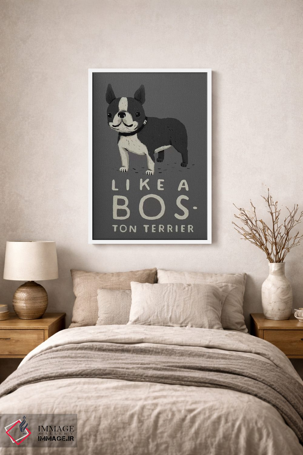 تابلو دکوراتیو بوستون اثر لوئیس روسکوش - D1W