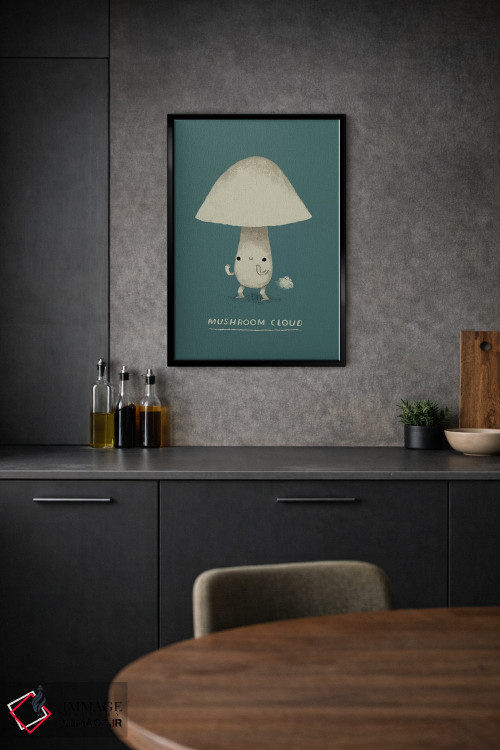 تابلو دکوراتیو ابر قارچی اثر لوئیس روسکوش - D1B