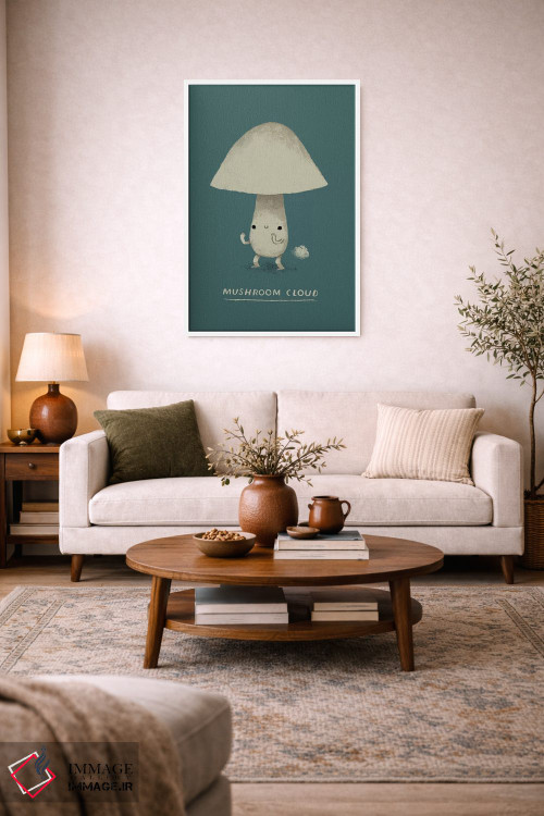 تابلو دکوراتیو ابر قارچی اثر لوئیس روسکوش - D2W