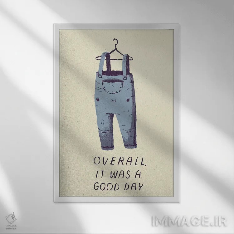 تابلو دکوراتیو سرهمی یا به طور کلی اثر لوئیس روسکوش - نمای قابدار سفید