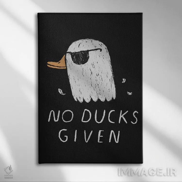 تابلو دکوراتیو بدون اردک اثر لوئیس روسکوش - نمای روبهرو روی دیوار