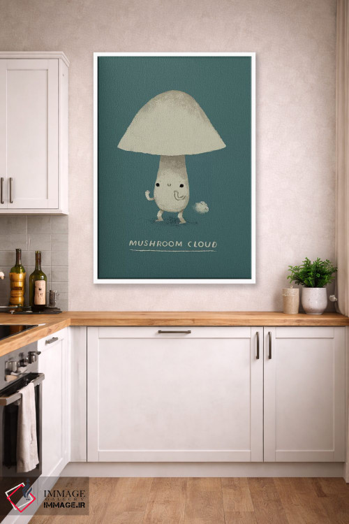 تابلو دکوراتیو ابر قارچی اثر لوئیس روسکوش - D4W