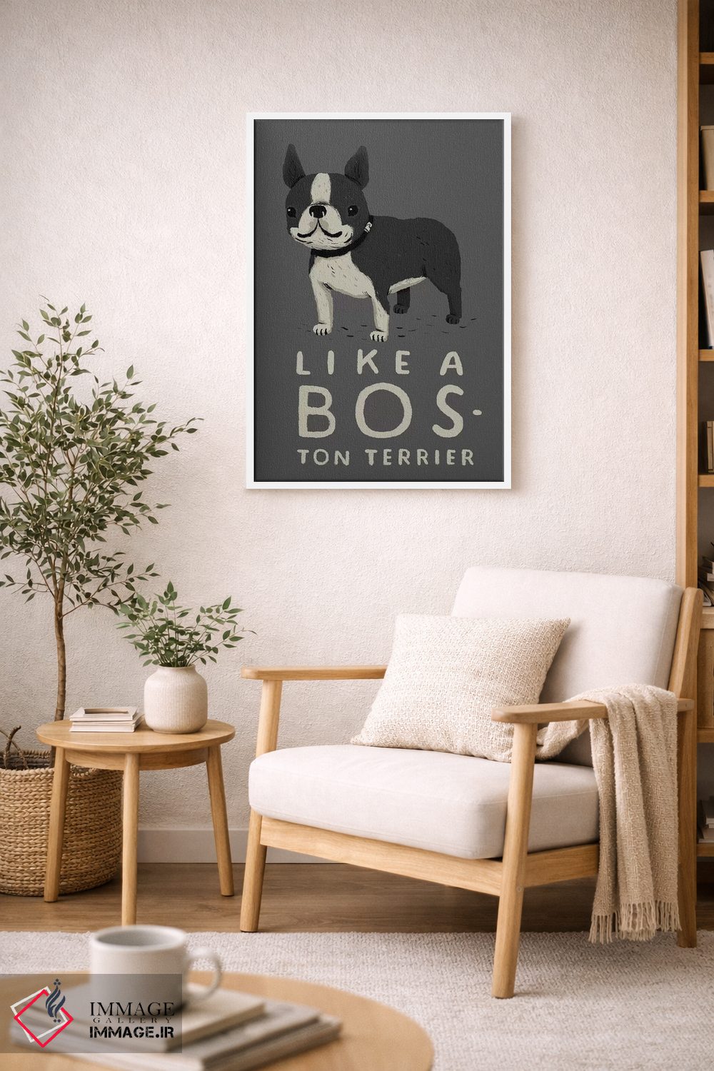 تابلو دکوراتیو بوستون اثر لوئیس روسکوش - D6W