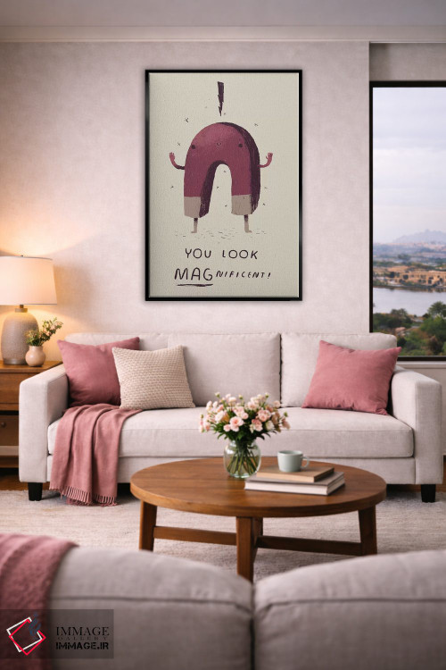 تابلو دکوراتیو مغناطیس وار شگفت انگیز اثر لوئیس روسکوش - D5B