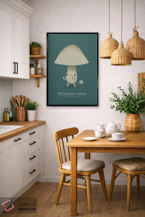 تابلو دکوراتیو ابر قارچی اثر لوئیس روسکوش - D6B