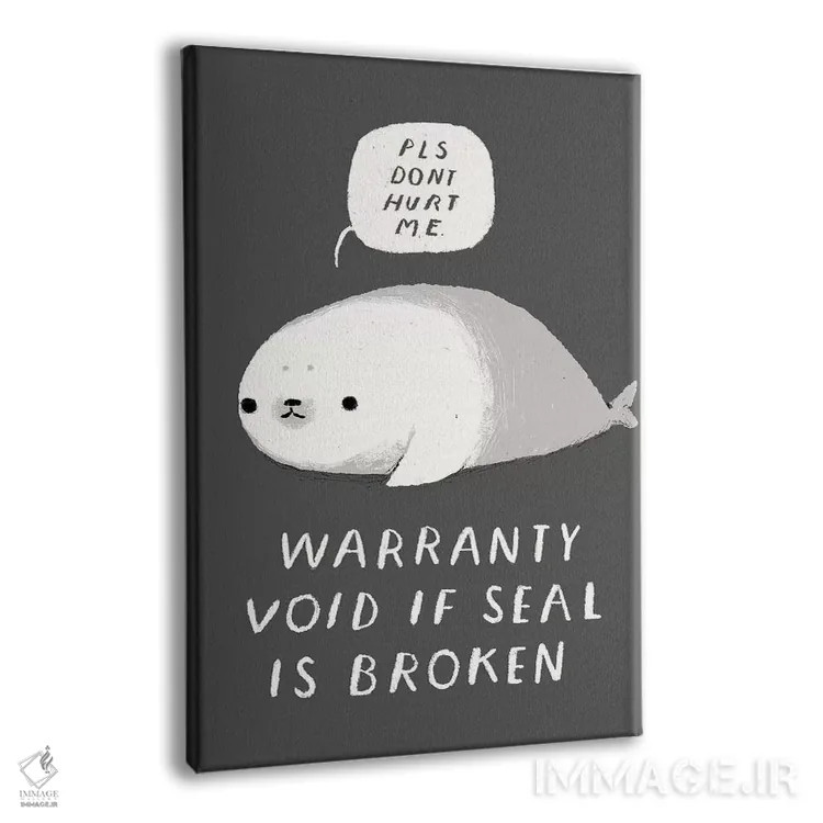 تابلو دکوراتیو مهر شکسته اثر لوئیس روسکوش - نمای پرسپکتیو محصول