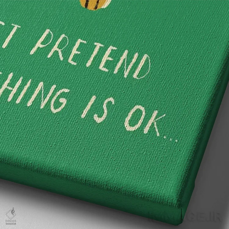 تابلو دکوراتیو سگ بوش اثر لوئیس روسکوش - نمای نزدیک بافت بوم