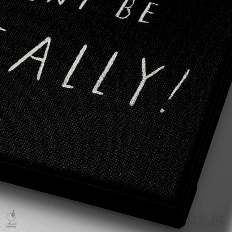 تابلو دکوراتیو فکی اثر لوئیس روسکوش - نمای نزدیک بافت بوم