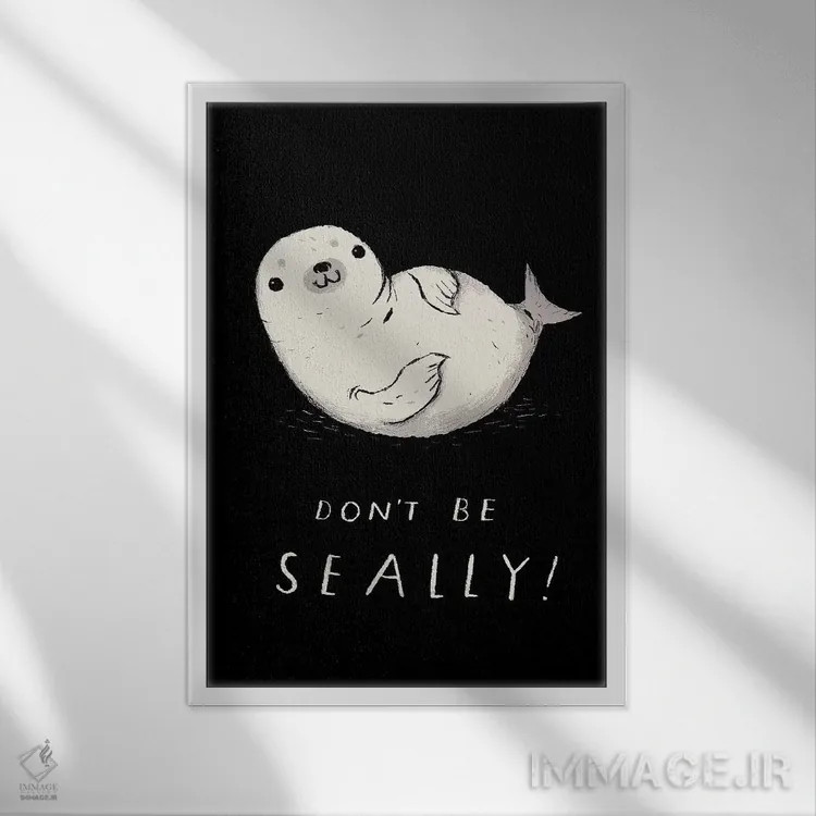 تابلو دکوراتیو فکی اثر لوئیس روسکوش - نمای قابدار سفید