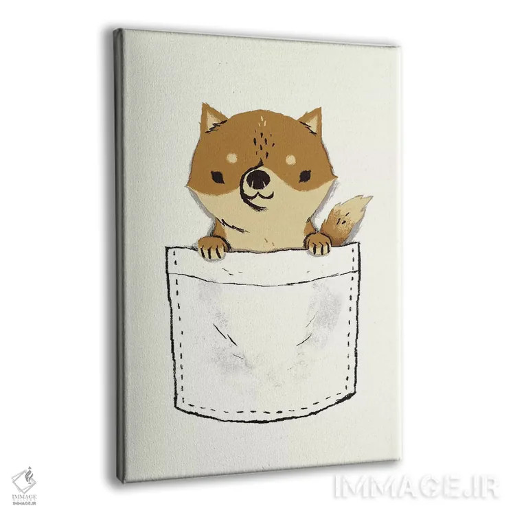 تابلو دکوراتیو شیبای جیبی اثر لوئیس روسکوش - نمای پرسپکتیو محصول