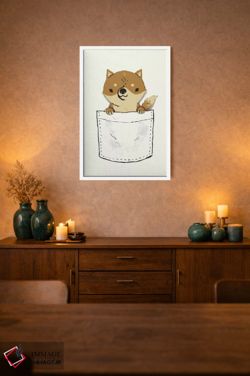 تابلو دکوراتیو شیبای جیبی اثر لوئیس روسکوش - D1W