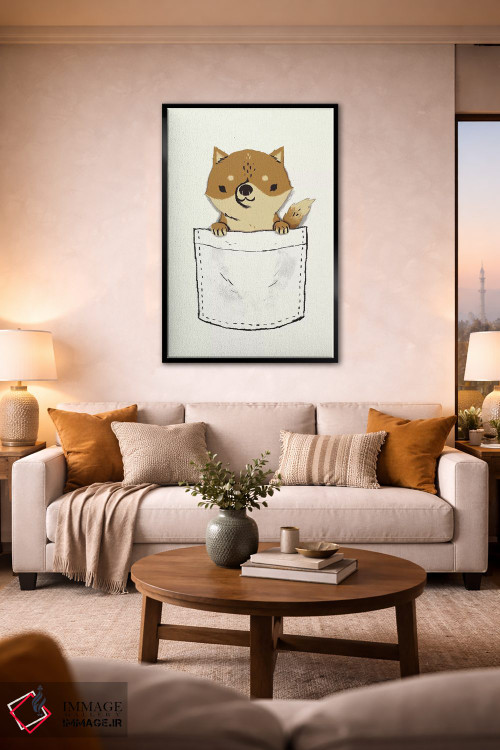 تابلو دکوراتیو شیبای جیبی اثر لوئیس روسکوش - D2B