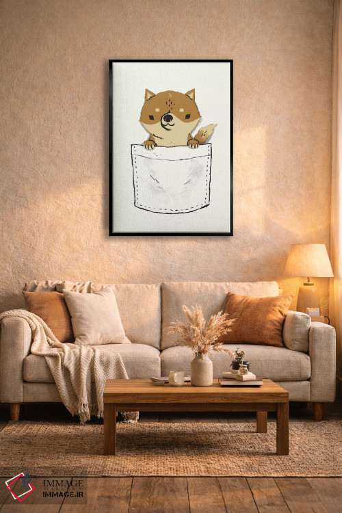 تابلو دکوراتیو شیبای جیبی اثر لوئیس روسکوش - D5B