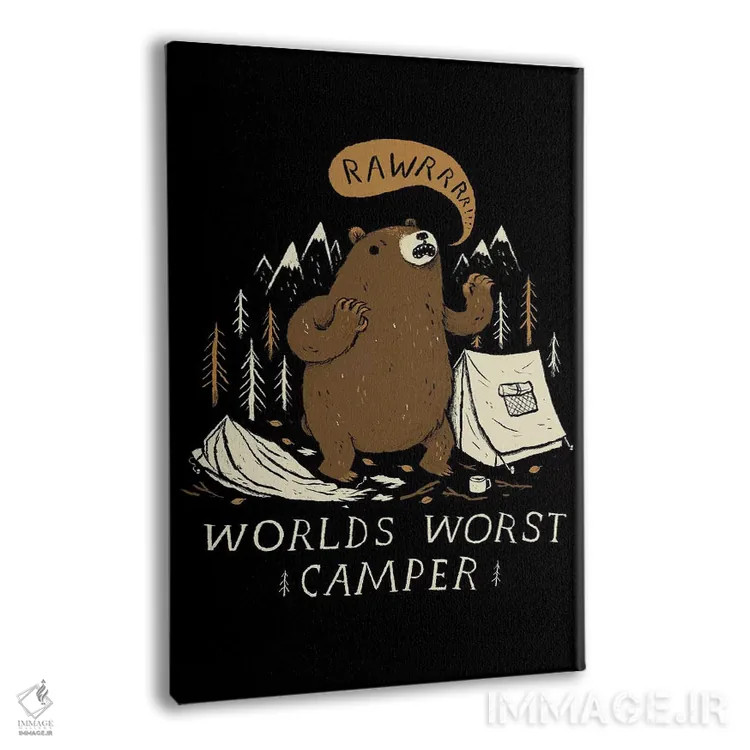 تابلو دکوراتیو بدترین اردو زن دنیا اثر لوئیس روسکوش - نمای پرسپکتیو محصول