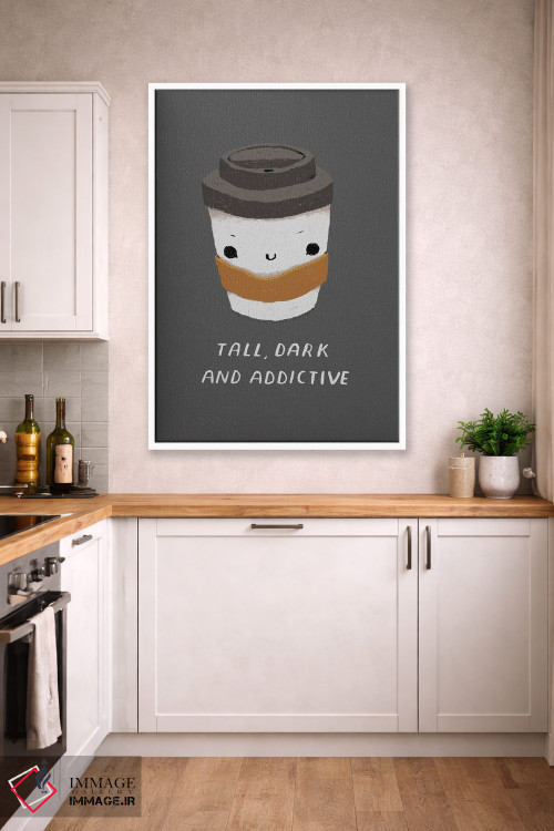 تابلو دکوراتیو بلند و تیره پوست اثر لوئیس روسکوش - D3W