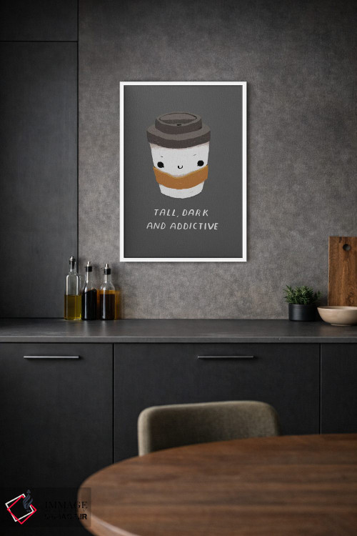 تابلو دکوراتیو بلند و تیره پوست اثر لوئیس روسکوش - D1W