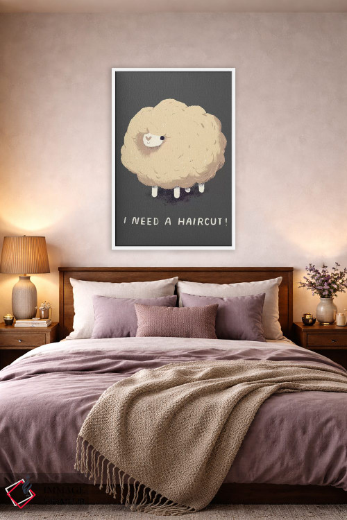 تابلو دکوراتیو گوسفند اثر لوئیس روسکوش - D3W