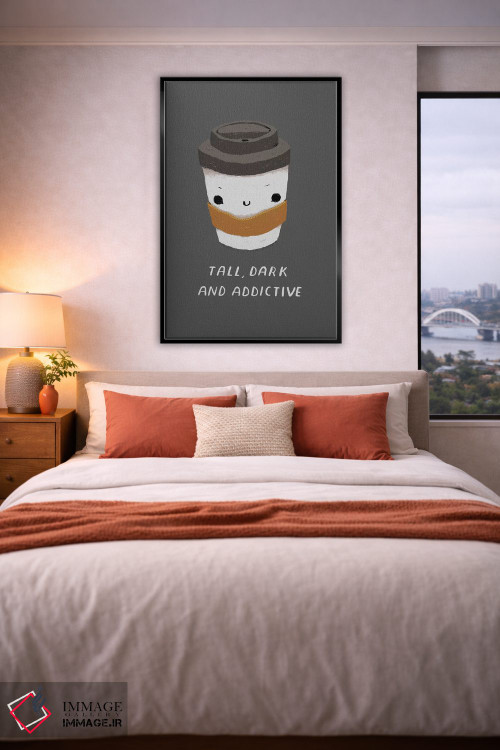 تابلو دکوراتیو بلند و تیره پوست اثر لوئیس روسکوش - D4B