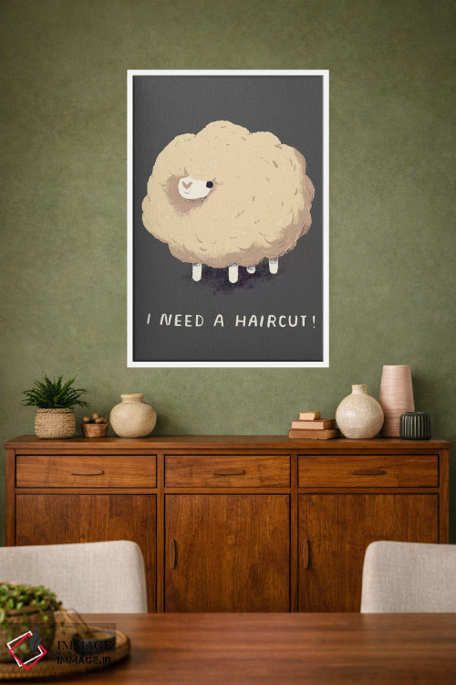 تابلو دکوراتیو گوسفند اثر لوئیس روسکوش - D1W