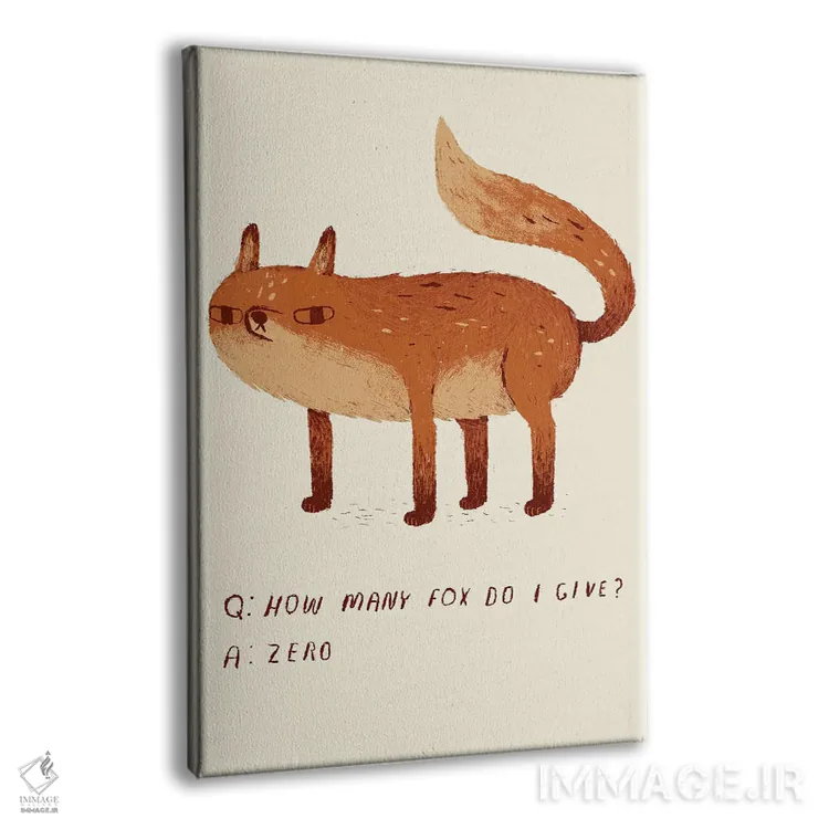 تابلو دکوراتیو اصلا برام مهم نیست اثر لوئیس روسکوش - نمای پرسپکتیو محصول