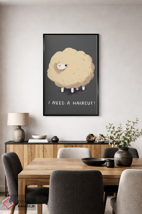 تابلو دکوراتیو گوسفند اثر لوئیس روسکوش - D5B