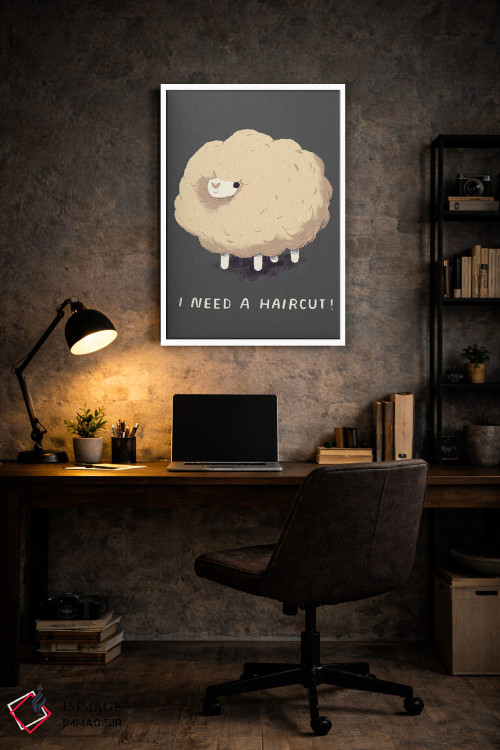 تابلو دکوراتیو گوسفند اثر لوئیس روسکوش - D6W