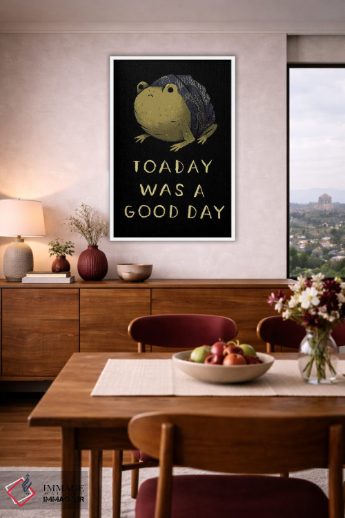 تابلو دکوراتیو قورباغه امروز اثر لوئیس روسکوش - D2W