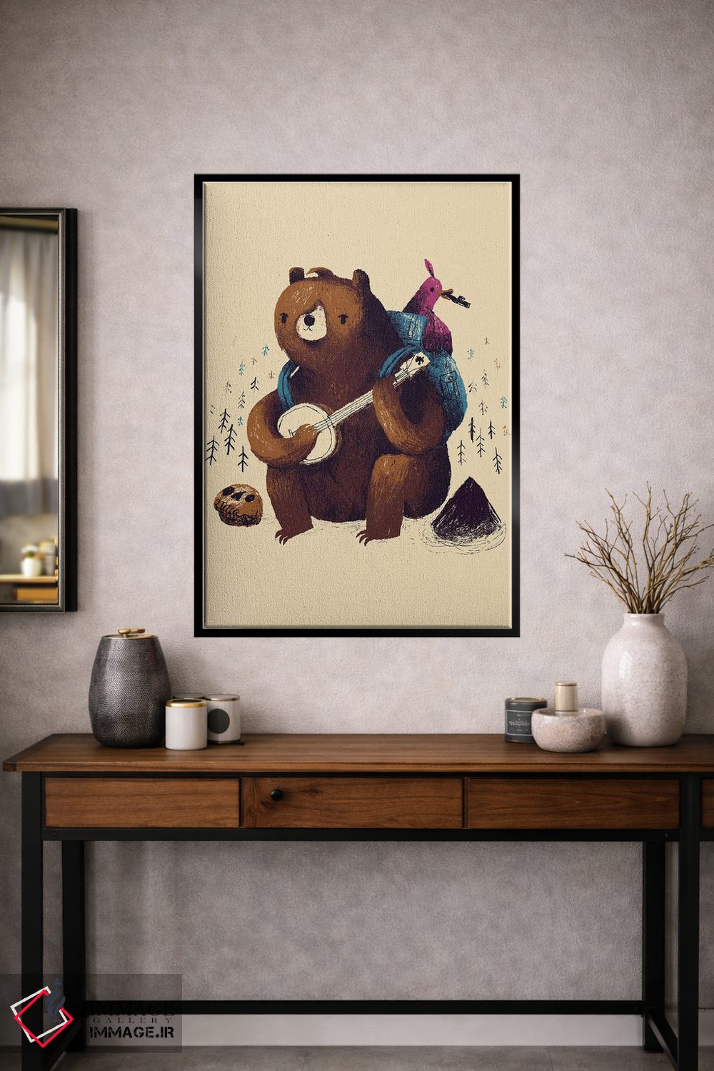 تابلو دکوراتیو دوباره گروه رو جمع می کنیم اثر لوئیس روسکوش - D1B