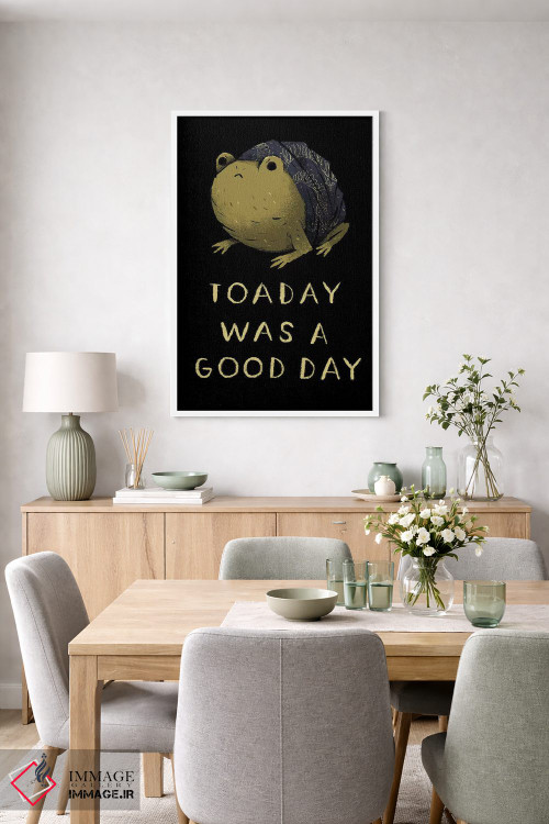 تابلو دکوراتیو قورباغه امروز اثر لوئیس روسکوش - D5W