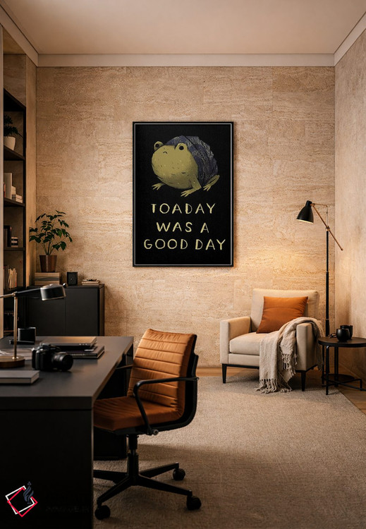 تابلو دکوراتیو قورباغه امروز اثر لوئیس روسکوش - D6B