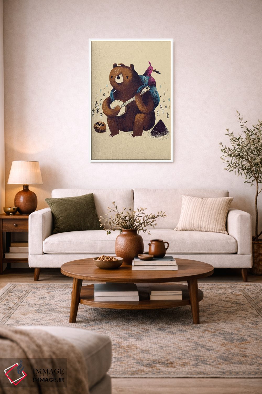 تابلو دکوراتیو دوباره گروه رو جمع می کنیم اثر لوئیس روسکوش - D4W