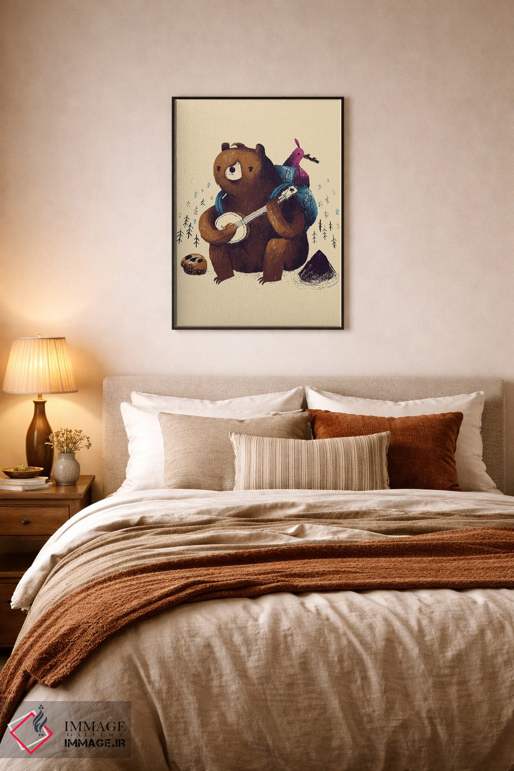 تابلو دکوراتیو دوباره گروه رو جمع می کنیم اثر لوئیس روسکوش - D5B