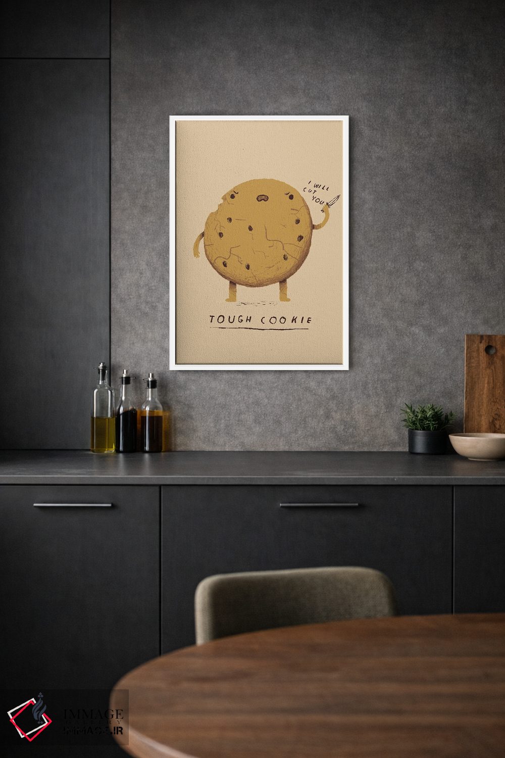 تابلو دکوراتیو آدم سرسخت اثر لوئیس روسکوش - D1W