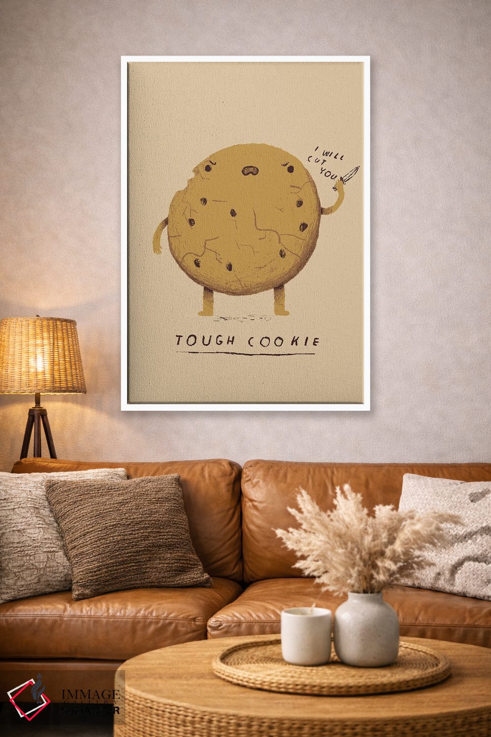 تابلو دکوراتیو آدم سرسخت اثر لوئیس روسکوش - D2W